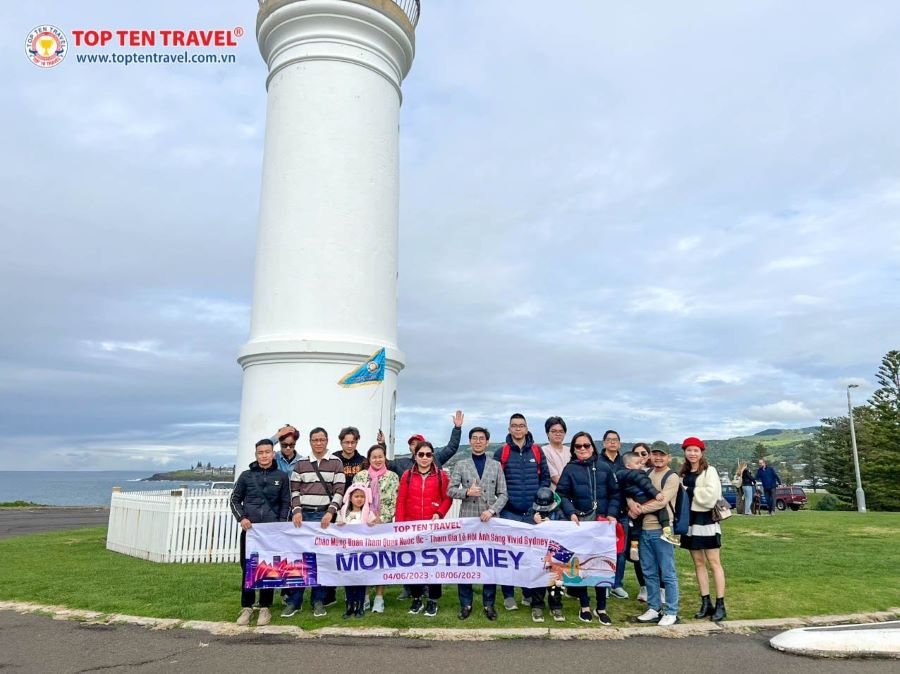 Đoàn khách Top Ten Travel tham quan khám phá nước Úc